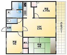 ルミナ21  ｜ 大阪府大阪市平野区加美西1丁目1-33（賃貸マンション3LDK・4階・64.72㎡） その2