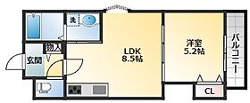 大阪府大阪市東住吉区照ケ丘矢田2丁目（賃貸アパート1LDK・1階・32.09㎡） その2