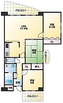 大阪府大阪市平野区瓜破西1丁目8-36（賃貸マンション3LDK・8階・76.78㎡） その2