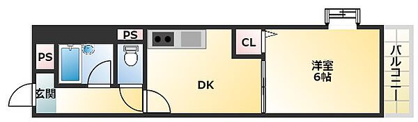 ラピタ 505｜大阪府大阪市平野区喜連東5丁目(賃貸マンション1DK・5階・29.94㎡)の写真 その2