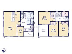 笠間駅前1期　新築戸建　2号棟