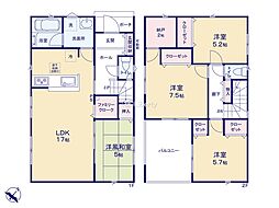 北茨城市中郷町粟野第1　新築戸建　1号棟
