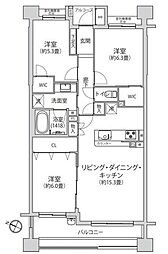 間取図画像 3LDK