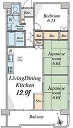 間取図画像 3LDK