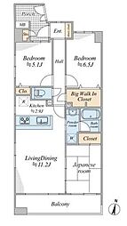 間取図画像 3LDK