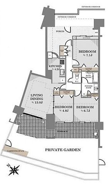 間取りを拡大表示