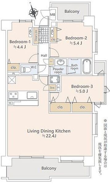 間取りを拡大表示