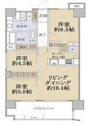 レーベン川口並木VERTEA 3LDKの間取図画像