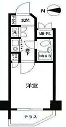アーバンヒルズ西川口第2 1Kの間取図画像