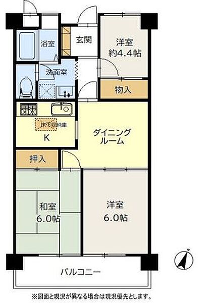間取りを拡大表示