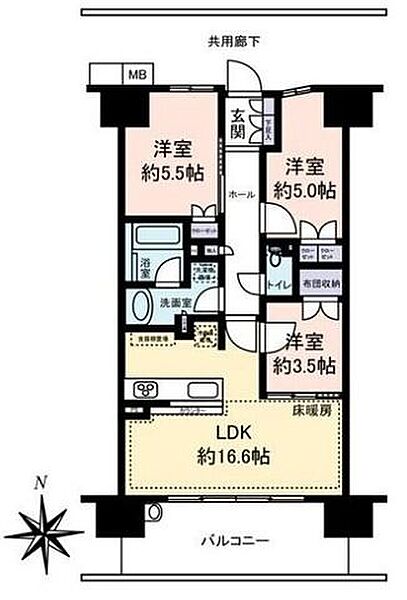 間取りを拡大表示