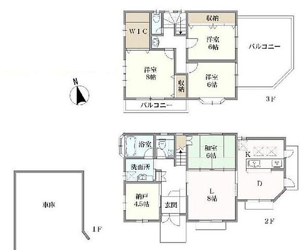 間取りを拡大表示