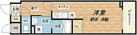 アスヴェルタワー大阪城WEST  ｜ 大阪府大阪市中央区船越町2丁目4-9（賃貸マンション1K・3階・26.16㎡） その2