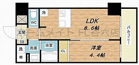 プレサンス難波クチュール  ｜ 大阪府大阪市浪速区幸町2丁目5-7（賃貸マンション1LDK・12階・33.15㎡） その2