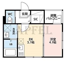 ハーモニーテラス大今里II  ｜ 大阪府大阪市東成区大今里1丁目14-23（賃貸アパート1DK・1階・25.09㎡） その2