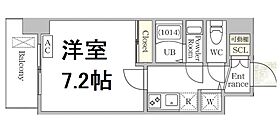 アドバンス大阪城ベレッツァ  ｜ 大阪府大阪市中央区北新町2（賃貸マンション1K・6階・24.31㎡） その2