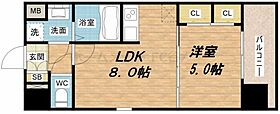 スワンズシティ中之島クロス  ｜ 大阪府大阪市西区川口2丁目6-21（賃貸マンション1LDK・6階・32.20㎡） その2