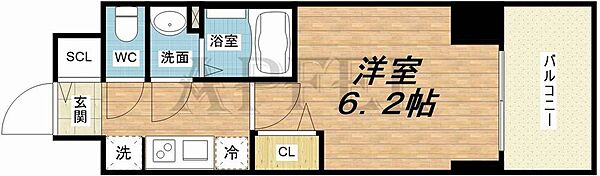 プレサンス堺筋本町ディスティニー ｜大阪府大阪市中央区北久宝寺町1丁目(賃貸マンション1K・8階・21.66㎡)の写真 その2