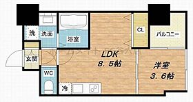 HS梅田EAST  ｜ 大阪府大阪市北区西天満5丁目（賃貸マンション1LDK・13階・30.85㎡） その2