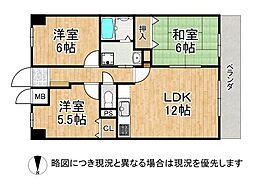 間取図画像 3LDK