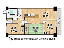 間取図画像 3LDK