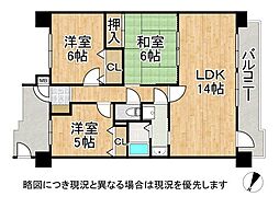 間取図画像 3LDK