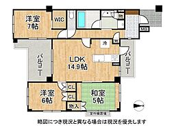 間取図画像 3LDK
