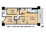 間取り：19階建て15階南向きにつき採光・通風・眺望良好です！