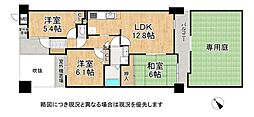 コスモ瀬田 3LDKの間取図画像