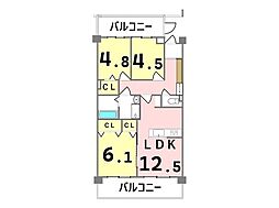 間取図画像 3LDK