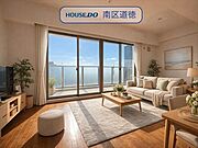 日当たりのいいリビング♪（2026年1月9日撮影）※画像はイメージです。実際の写真に家具や調度品をCG合成したものです。（家具等は販売に含まれておりません）
