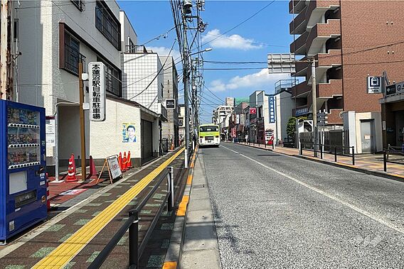 敷地南側の前面...
