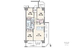 間取図画像 3LDK