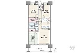 ザ・クレストリヴァシス 3LDKの間取図画像