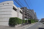 ザ・クレストリヴァシスの外観（北西側から）。総戸数310戸の大規模マンション。