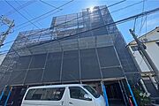 ライオンズマンション王子第6の外観（南西側から）※2024年12月現在、大規模修繕工事中