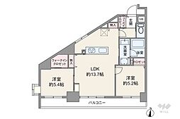 アルファホームズ西巣鴨 2LDKの間取図画像