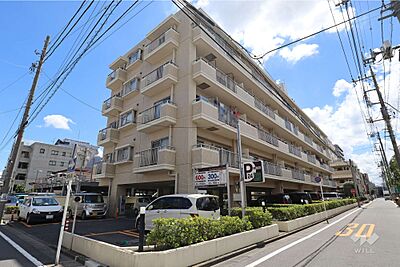外観：マートルコート川口の外観（北西側から）