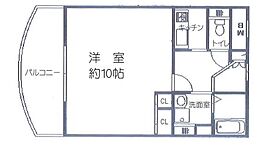 アマンスィート 206 ｜ 大阪府豊中市服部豊町1丁目1-11（賃貸マンション1K・2階・34.42㎡） その2