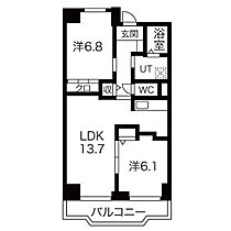 PARKHILLS新大阪OASIS 502 ｜ 大阪府大阪市淀川区西宮原1丁目4-23（賃貸マンション2LDK・5階・61.65㎡） その2