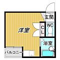 第六大朋マンション6階4.0万円