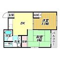 ロイヤルハイツ南2階5.3万円