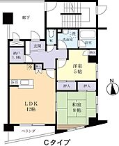 茨城県水戸市城南3丁目（賃貸マンション2LDK・5階・66.09㎡） その2