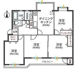 間取図画像 3LDK