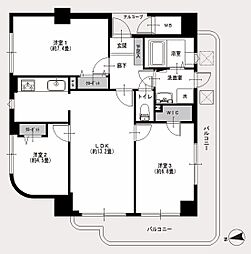 間取図画像 3LDK