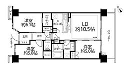間取図画像 3LDK