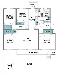 間取図画像 4LDK