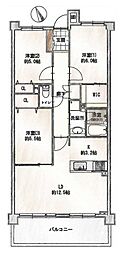 クレストフォルム本郷台サウスステージ 3LDKの間取図画像