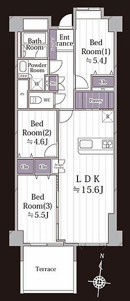 間取りを拡大表示