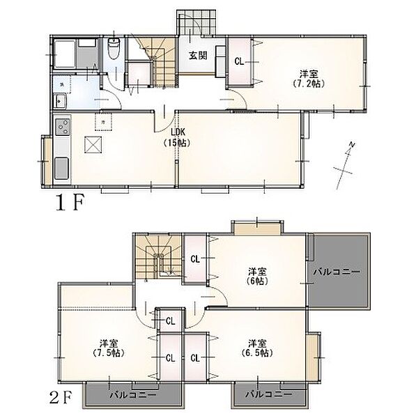 間取りを拡大表示